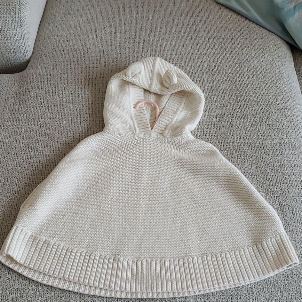 GAP Toddler Bear Poncho, 4t,